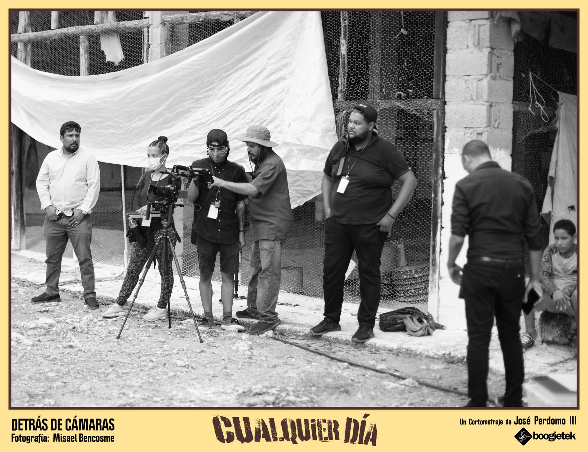 Any Day behind the scenes — Boogietek Photo+Cinema, Moca Dominican Republic, independent film production South Florida