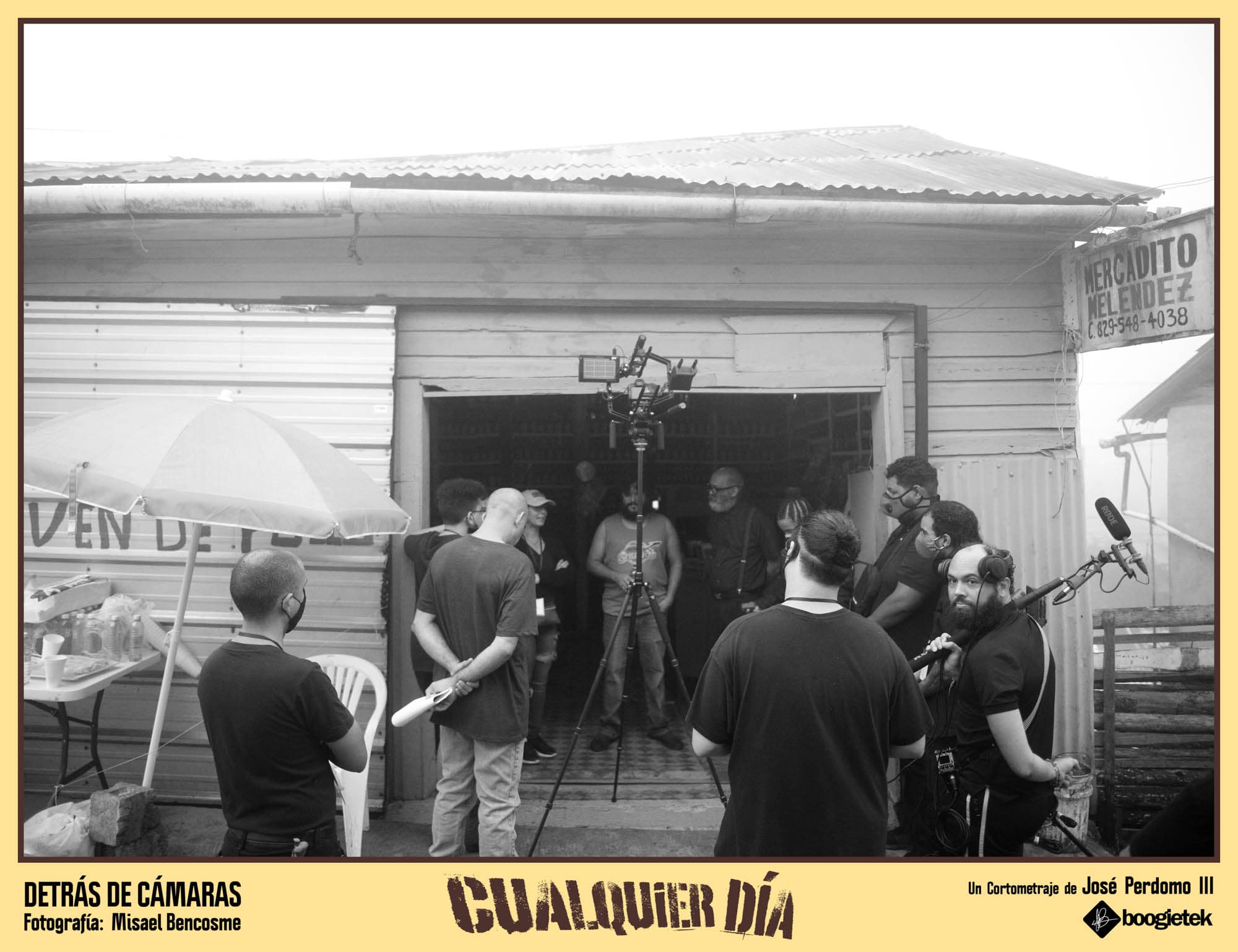 Any Day behind the scenes — Boogietek Photo+Cinema, Moca Dominican Republic, independent film production South Florida