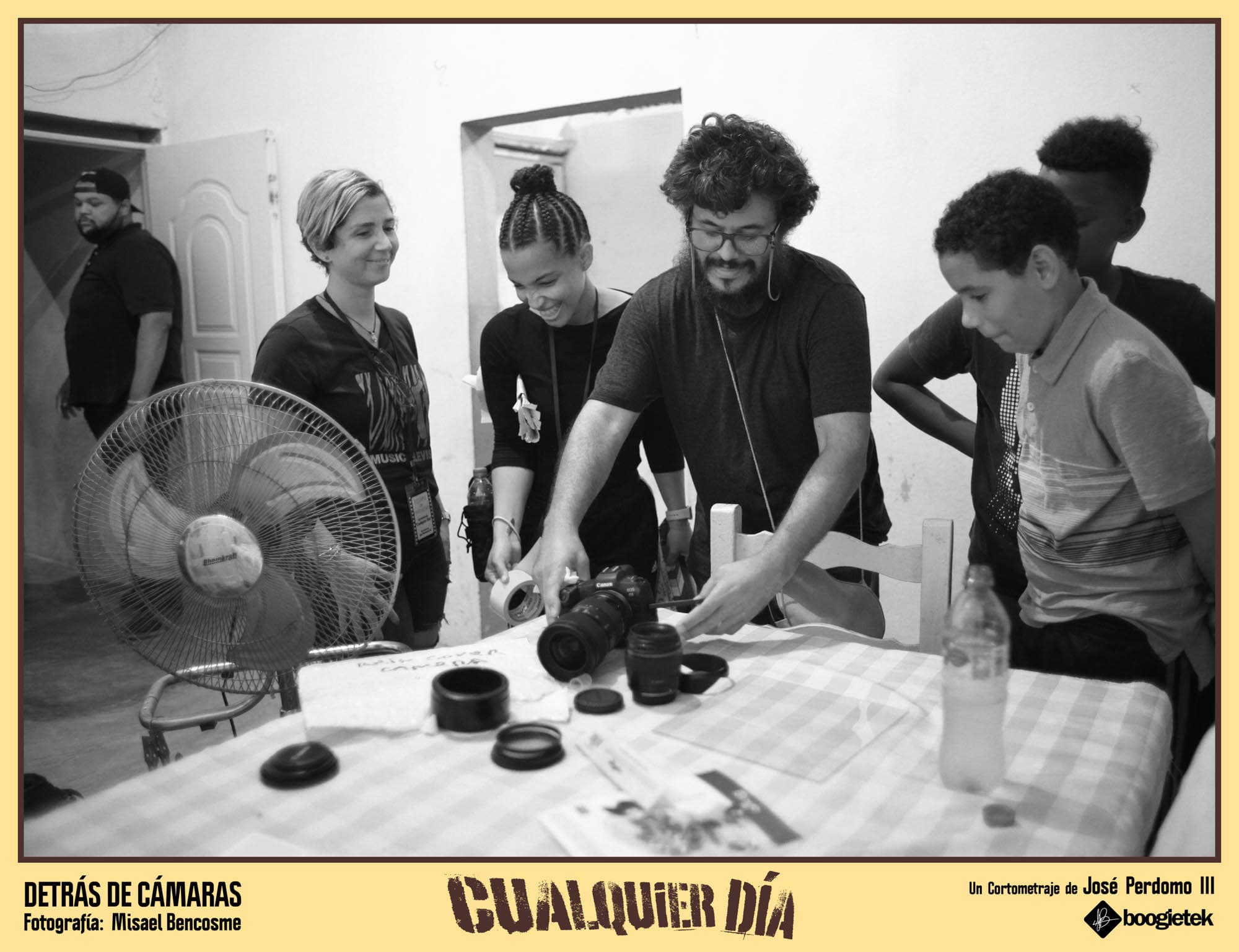 Any Day behind the scenes — Boogietek Photo+Cinema, Moca Dominican Republic, independent film production South Florida