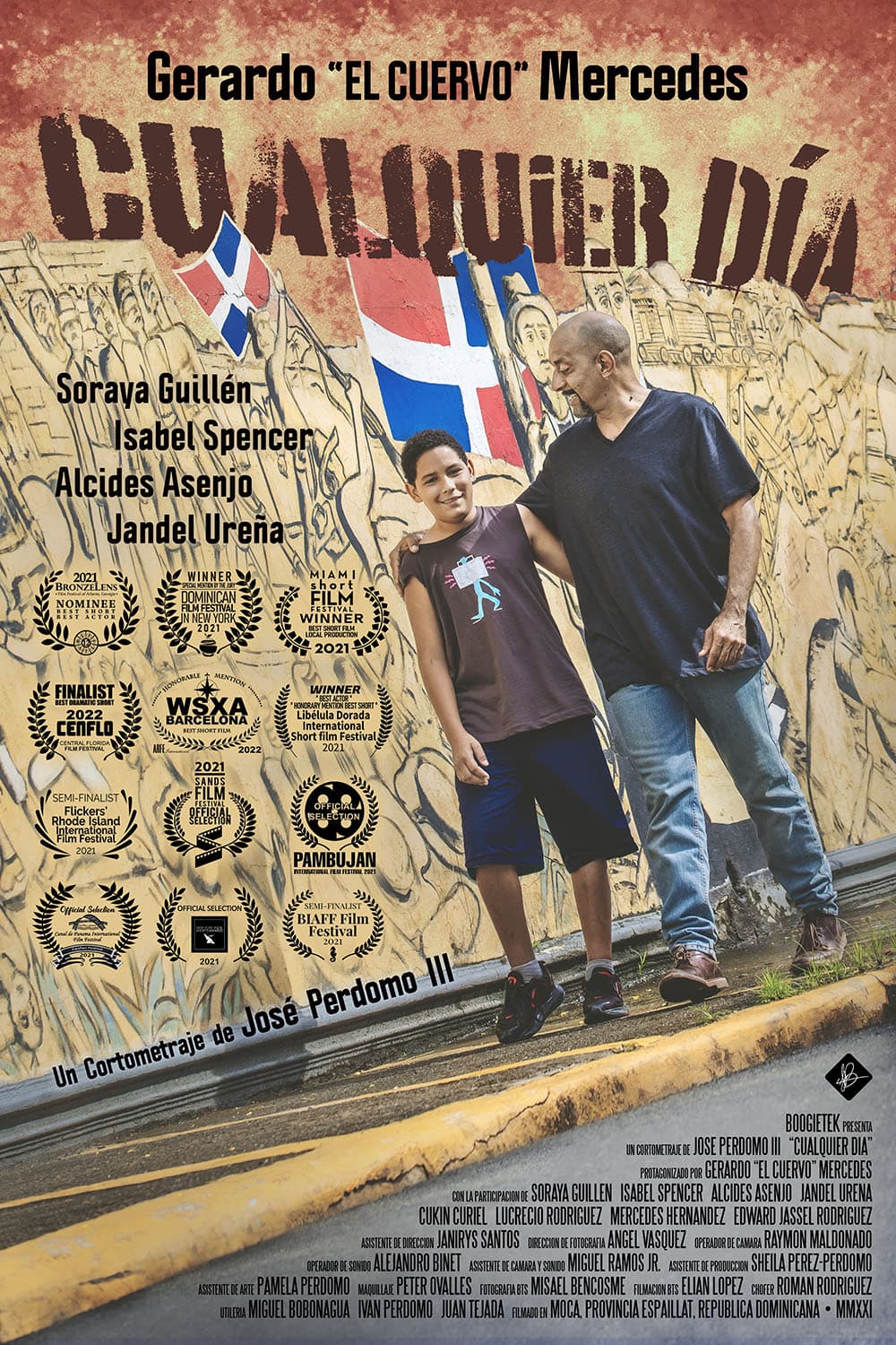 Any Day (Cualquier Día) official film poster — Jose Perdomo III, South Florida film director, Boogietek Photo+Cinema