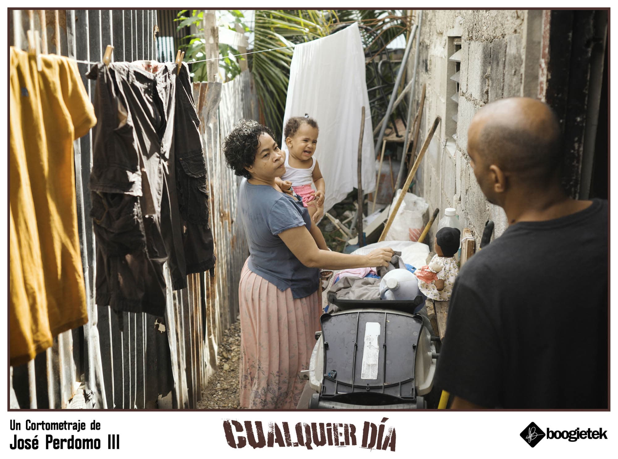 Any Day short film official still — Jose Perdomo III, South Florida film director, Dominican film, short film festival