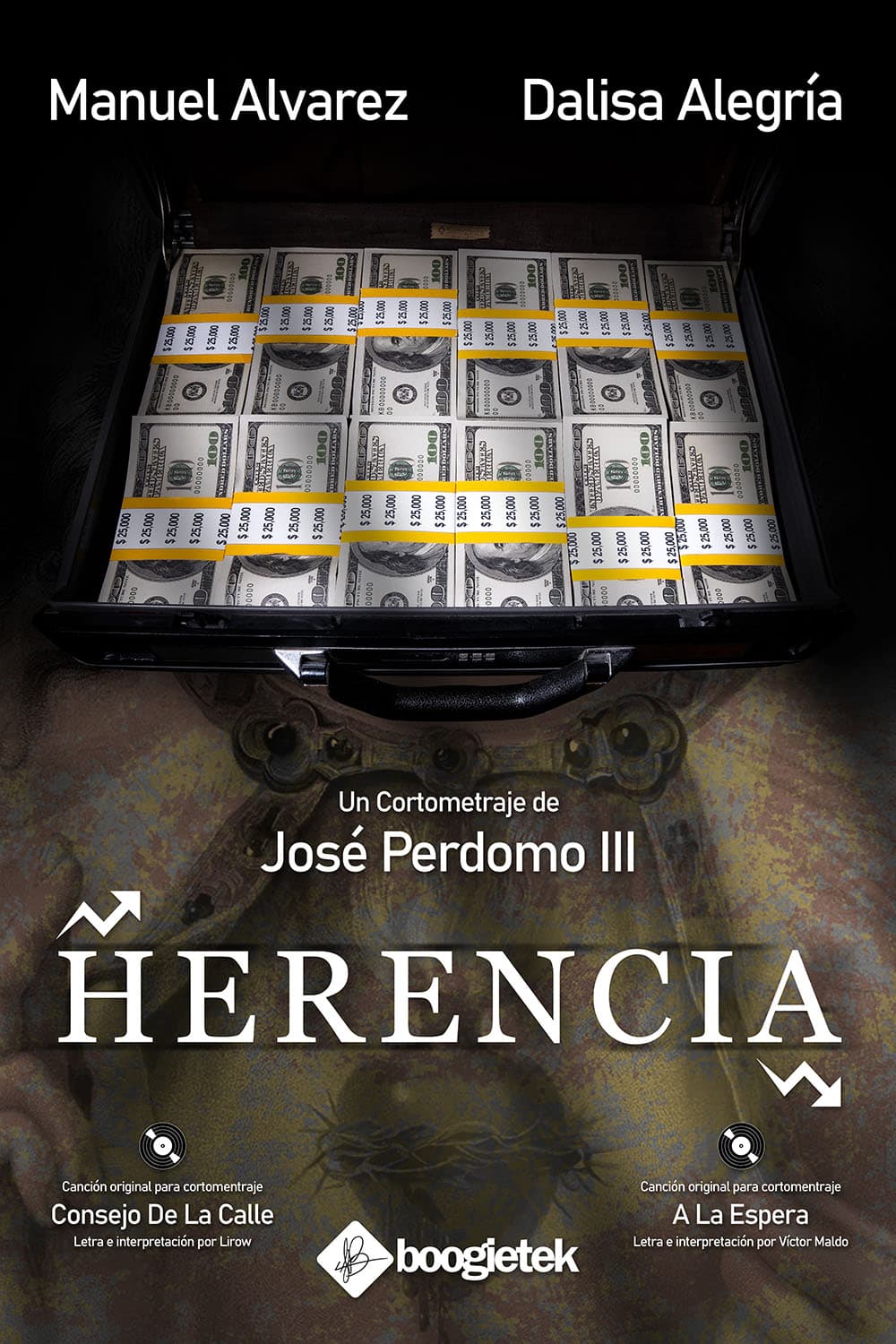 Herencia (The Heritage) official film poster — Jose Perdomo III, South Florida film director, Boogietek Photo+Cinema