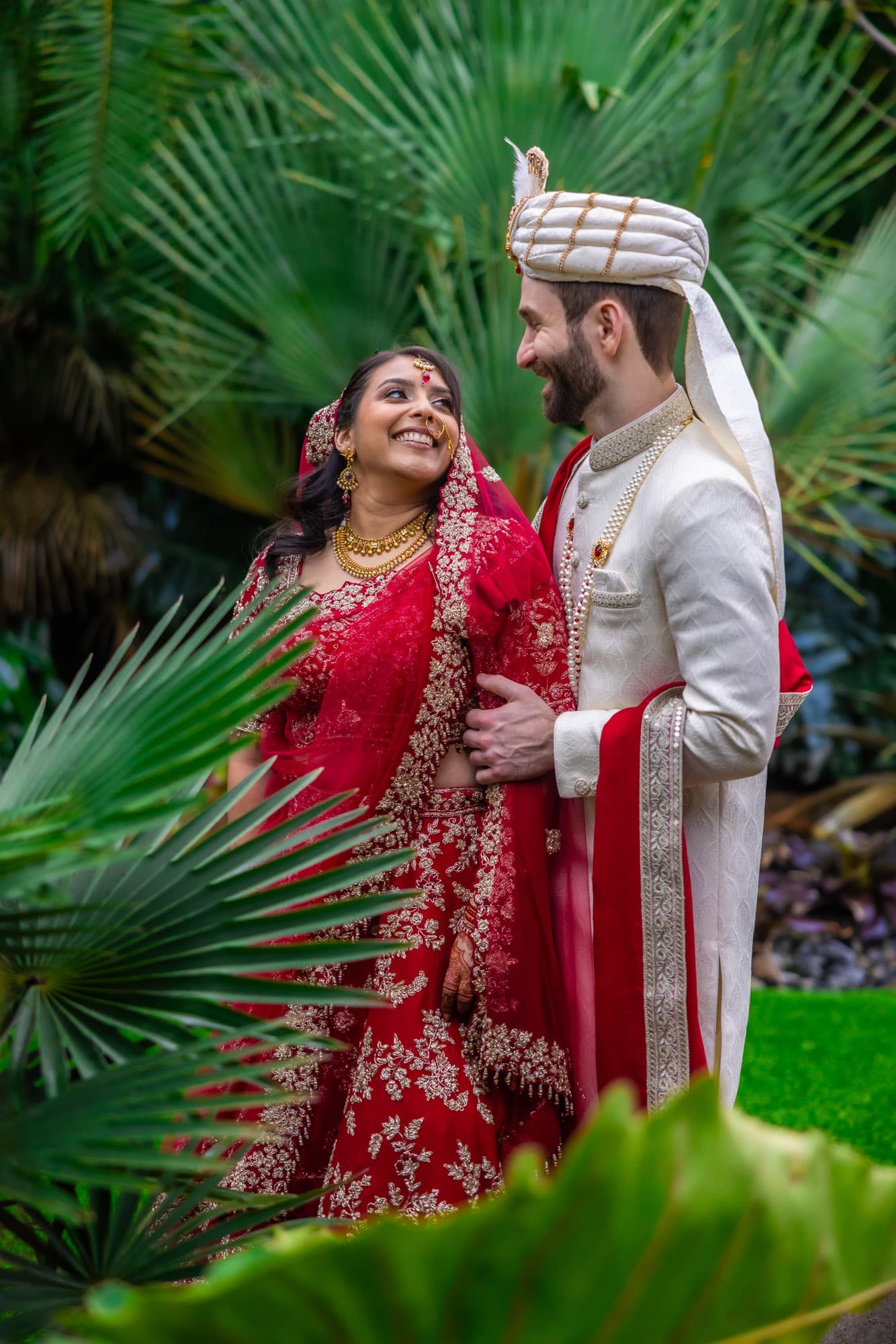 Indian wedding at The Wisteria Venue in Southwest Ranches featuring vibrant decor and traditional ceremony, South Florida cinematic wedding photography