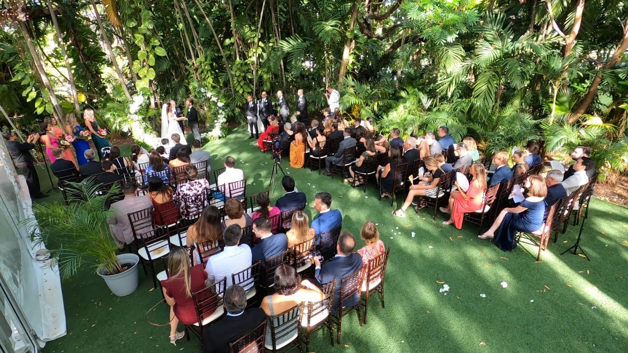 Michelle + Alberto wedding at Villa Woodbine, Miami, FL