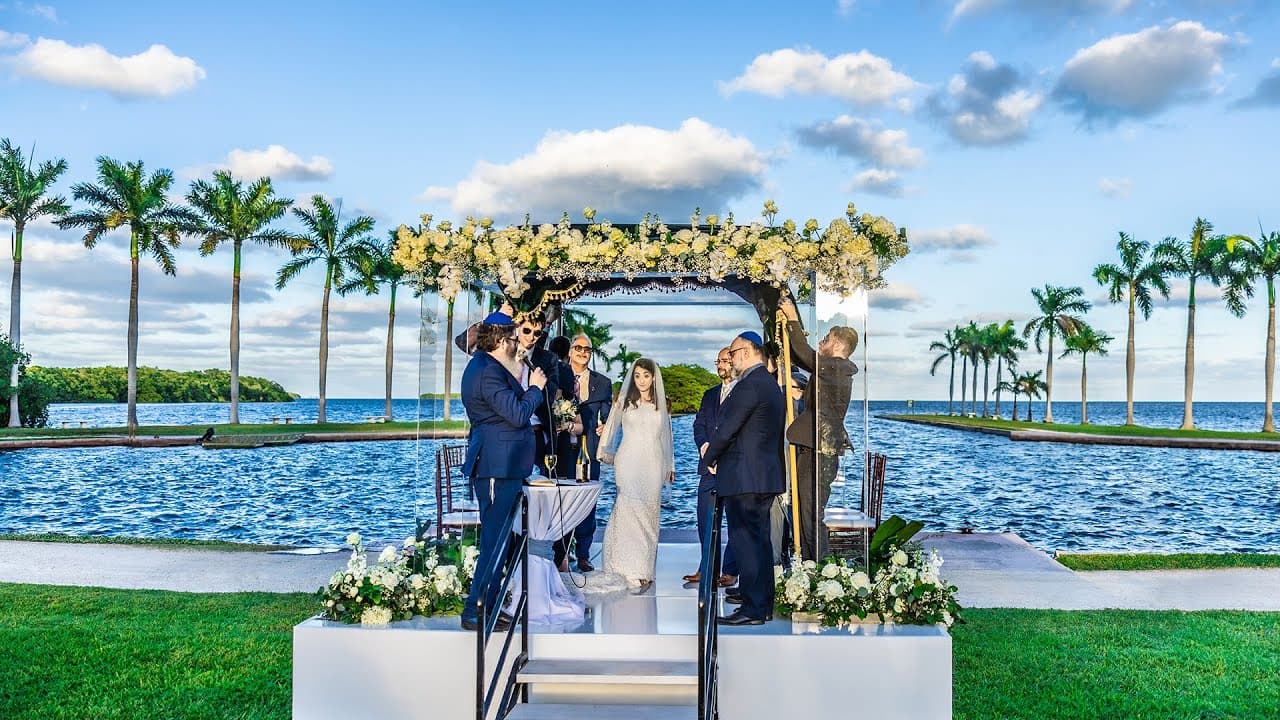 Danielle + Alex wedding at Deering Estate, Miami, FL