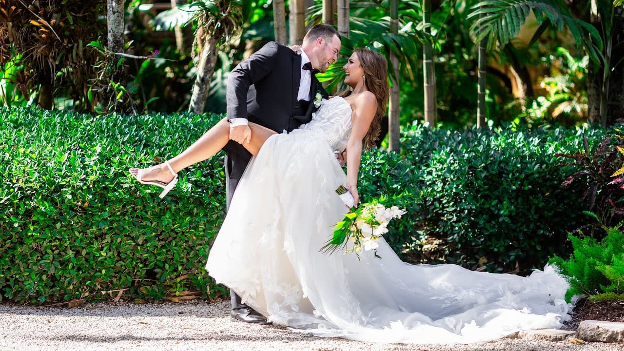 Katie + Douglas wedding at The Bamboo Gallery, Davie, FL