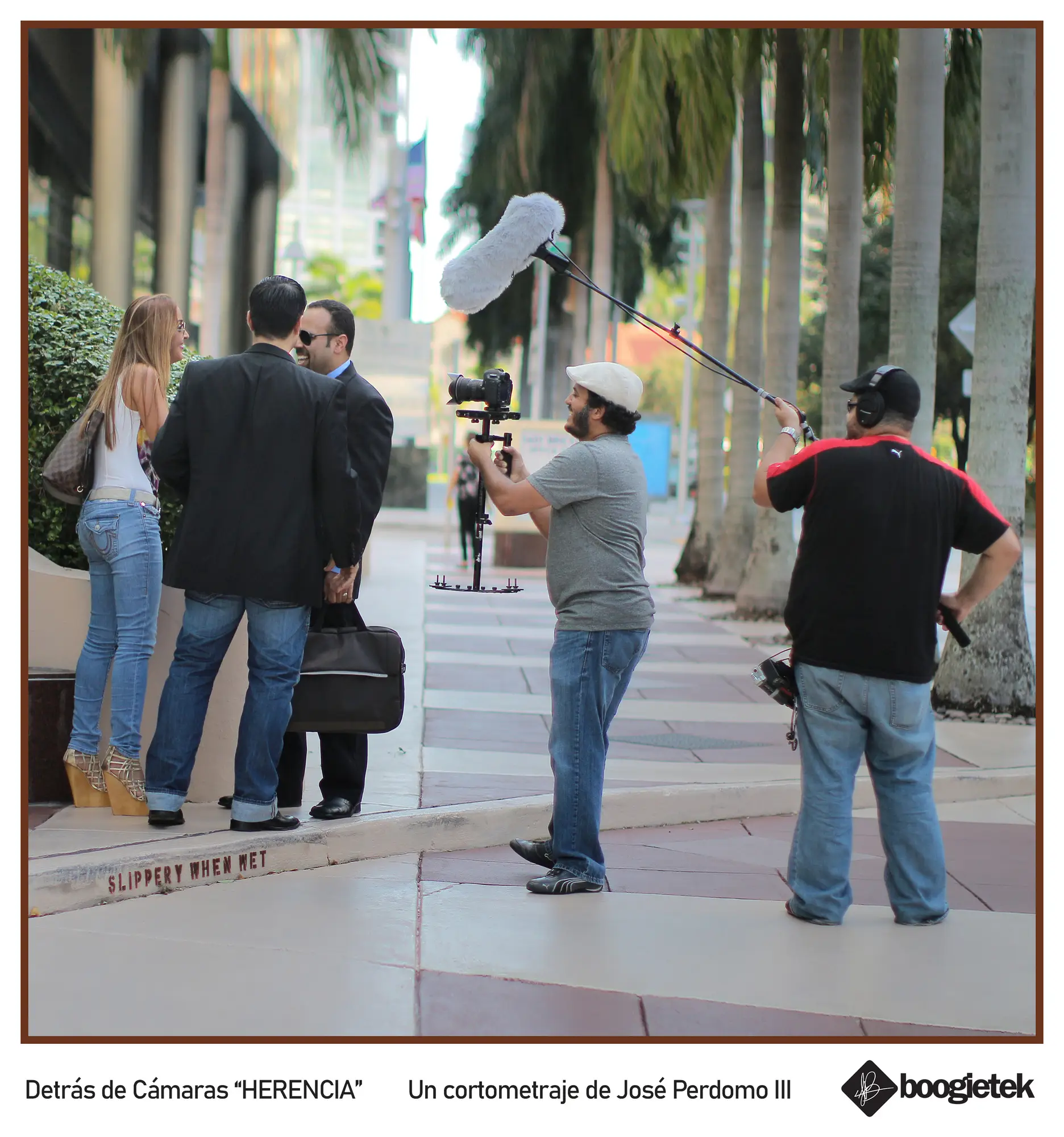 Herencia behind the scenes — herencia cortometraje short film miami dalisa alegria manuel alvarez boogietek cine dominicano jose perdomo the heritage